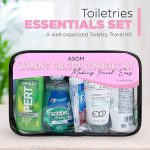 Asom Toiletry Travel Kit, Quality Hygiene Essentials Traveling Toiletries Prefilled Accessories Convenience Set, Tsa Approved Women Carry On Size Clear Toiletry Bag Accessory Kits. - Image 5